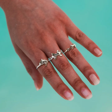 Hammerhead Shark Sterling Silver Ring by DiveSilver TRI2503